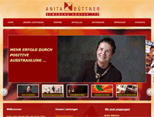 Tablet Screenshot of anita-buettner.de